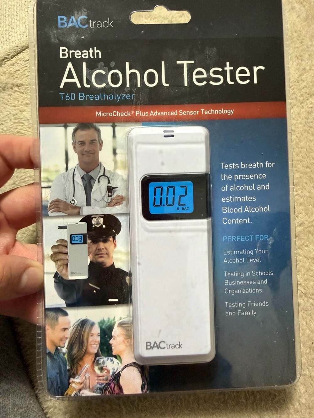 BACtrack T60 Breathalyzer Alcohol Tester
